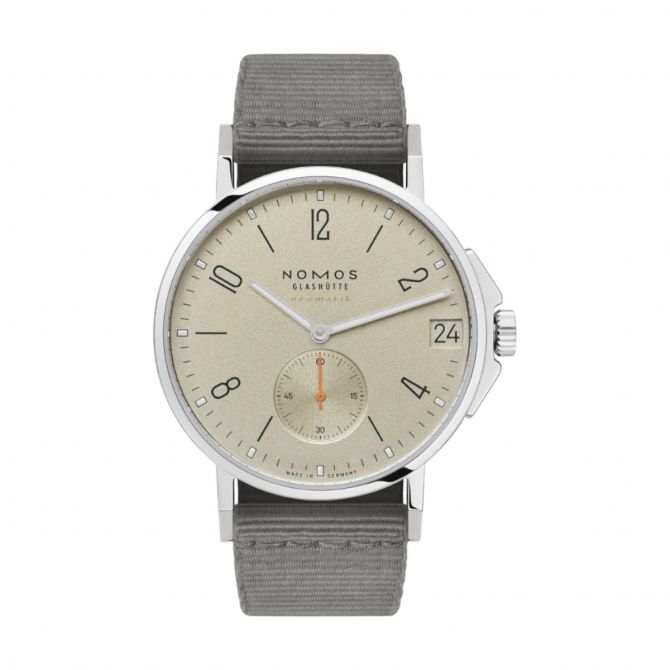 Nomos Glashuette Ahoi Neomatik Date 38mm Men s Watch Sand Dial