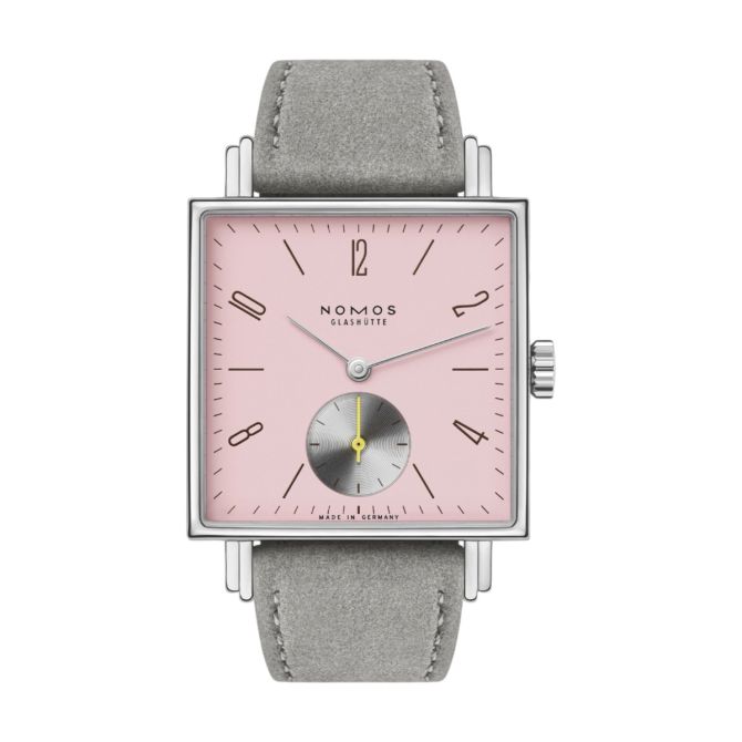 Nomos Glashuette Tetra Die Wildentschlossene 29.5mm Women's Watch, Rose Dial