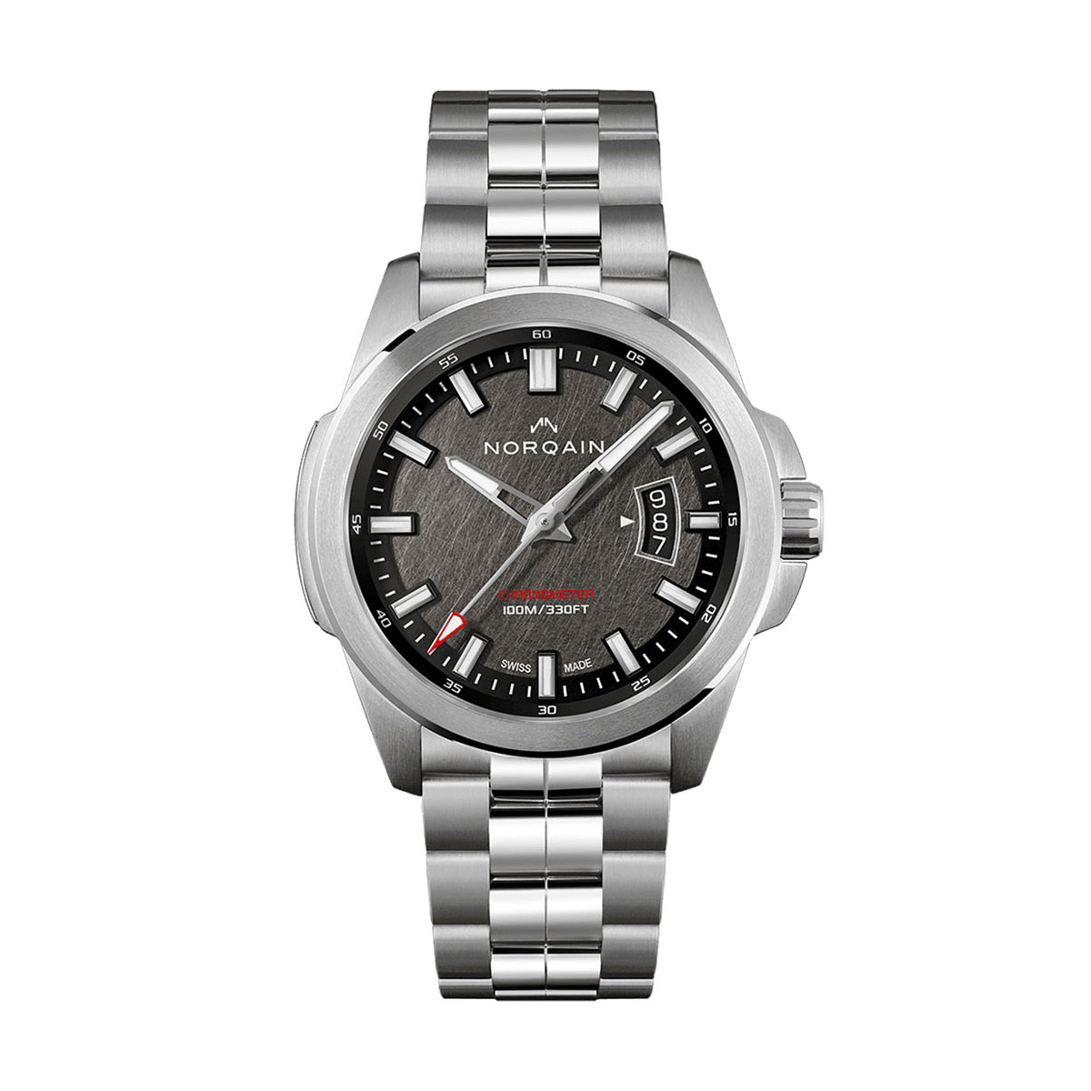 Norqain Independence 19 Limited Edition 42mm Watch, Steel finished ...