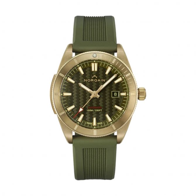 Norqain Adventure Sport 42mm Men's Watch, Green Pattern Dial