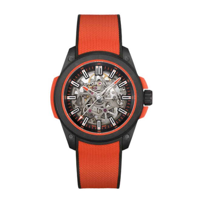 Norqain Wild One Skeleton Coral Red 42 mm Watch