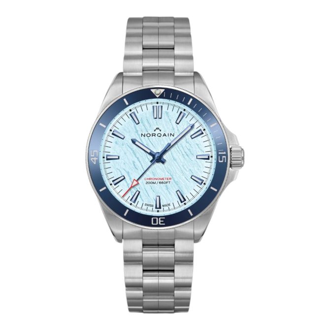 Norqain Neverest Glacier 40mm Men's Watch, Limited Edition Ice Blue Dial