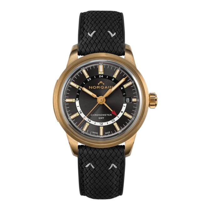 Norqain Freedom 60 GMT 40mm Limited Edition Watch, Black Dial