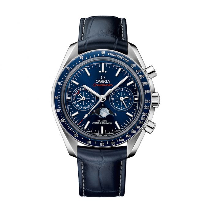 Omega Speedmaster Moonphase 44mm Men s Watch Blue Dial