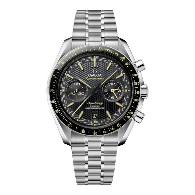 Omega Speedmaster Super Racing 44.25mm Watch, Black Dial