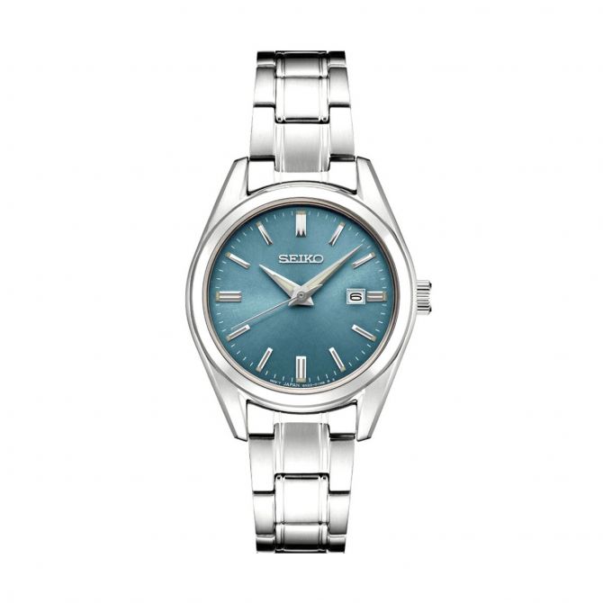 Seiko Essentials 29.8mm Women's Watch, Blue Dial