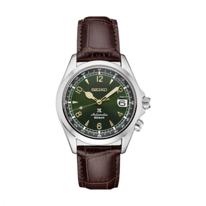 Seiko X Prospex 39.5mm Men's Watch, Green Dial