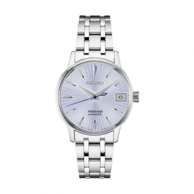 Seiko Presage 33.8mm Women's Watch, Light Blue Dial