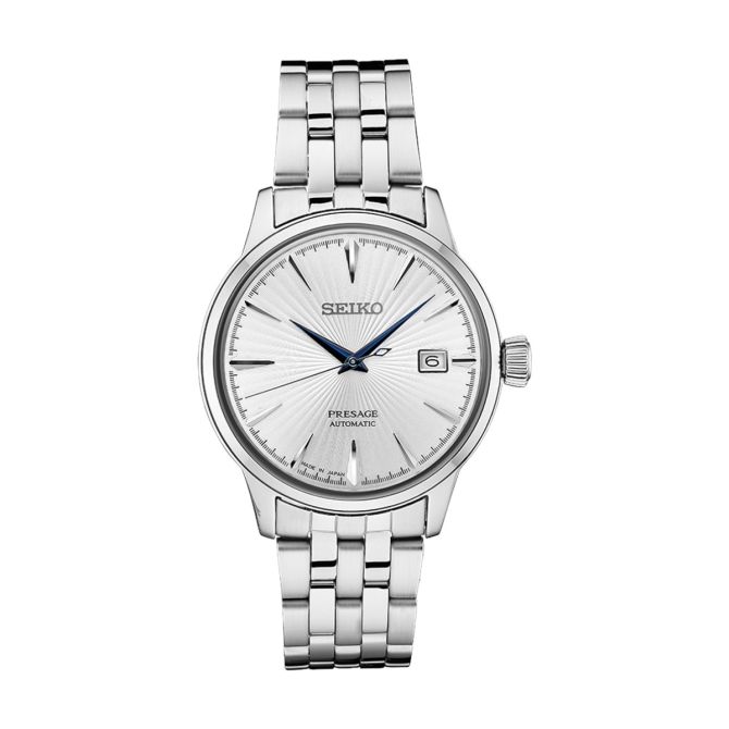 Seiko Presage Cocktail Time 40.5mm Men's Watch, Grey Dial