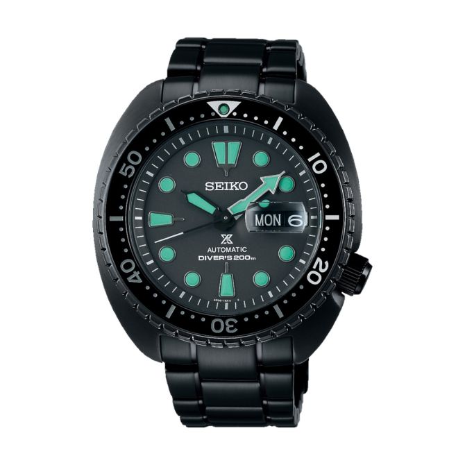 Seiko Prospex Sea 45mm Men's Watch, Black Dial