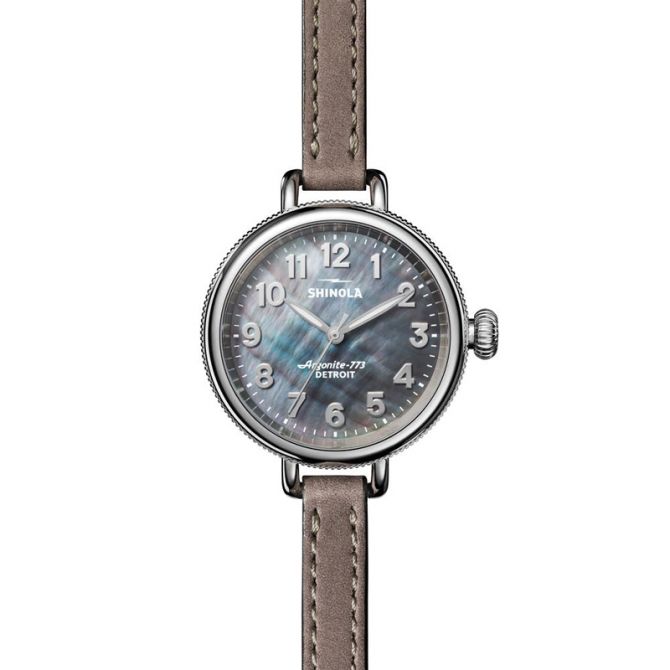 Shinola Birdy Women's Grey Mother of Pearl Dial 34mm  Watch