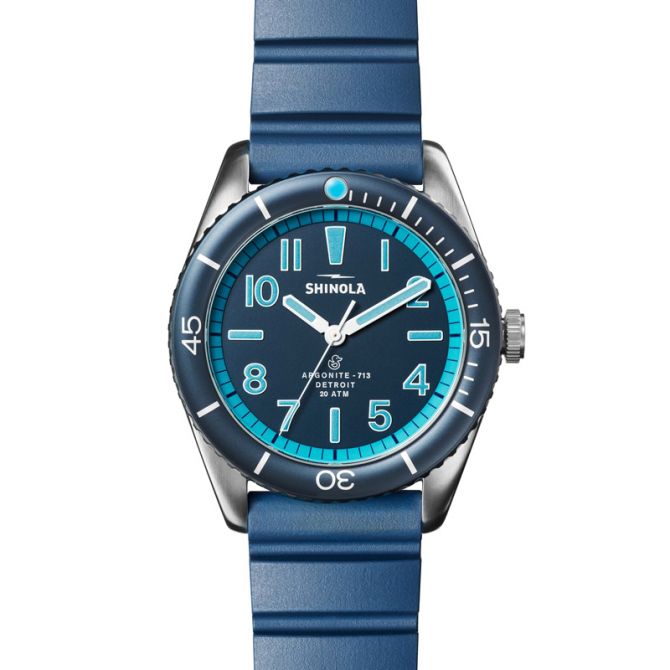 Shinola Duck 42mm Watch, Blue