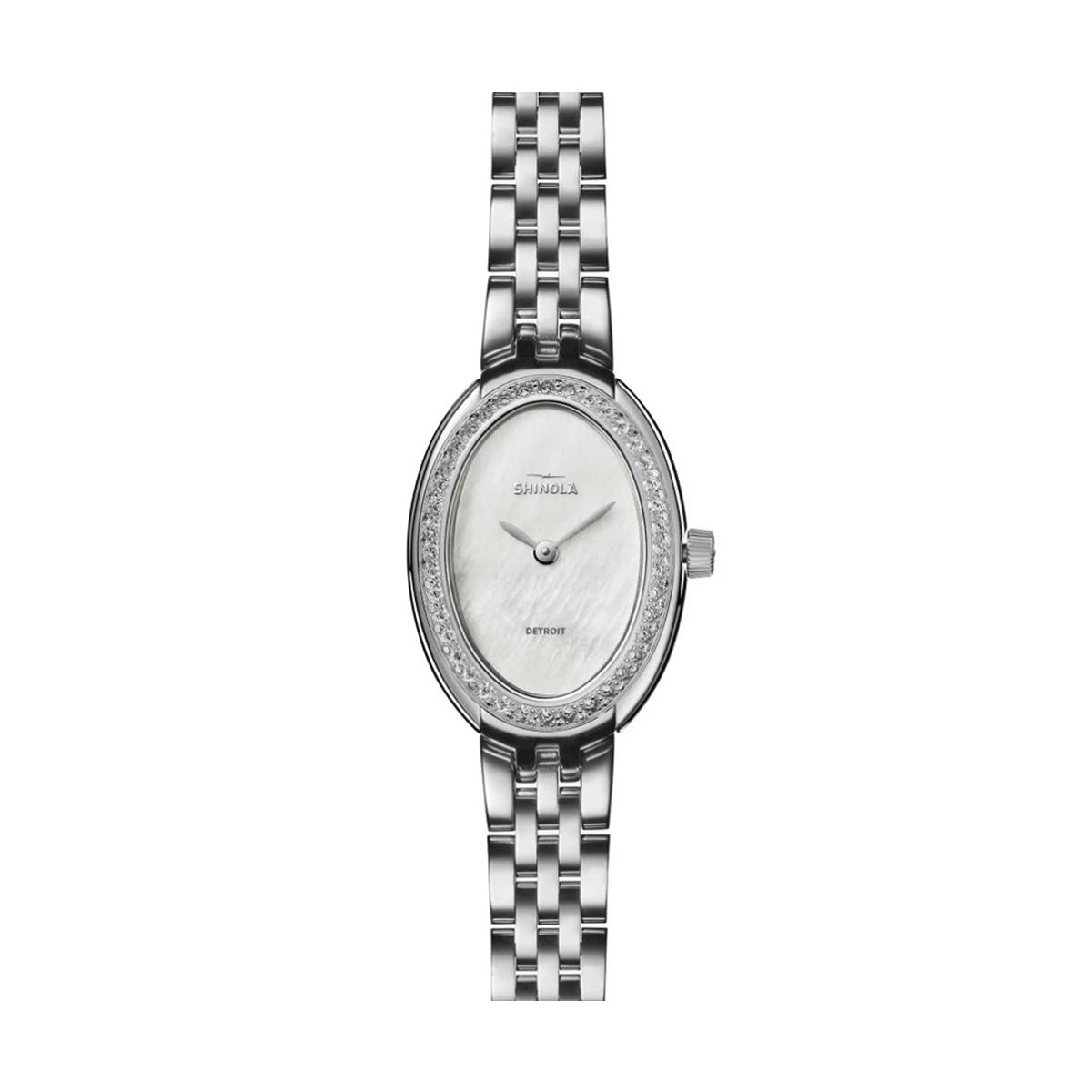 Shinola Diamond Book 25mm Watch Mother of Pearl and Diamond Dial