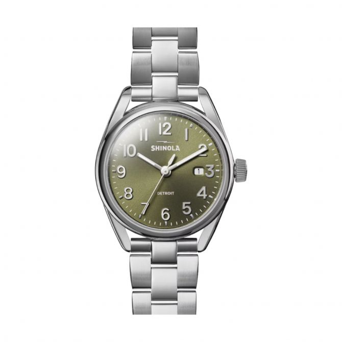 Shinola Derby 38mm Watch, Green Dial