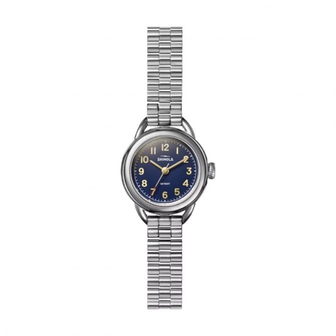 Shinola Runabout 25mm Women's Watch, Navy Blue Dial