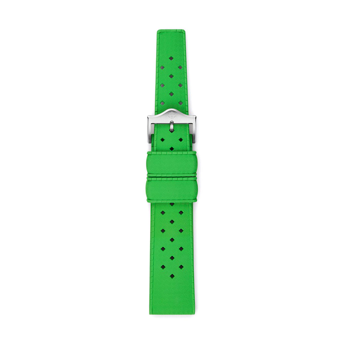 Zodiac 20mm Green Rubber Strap