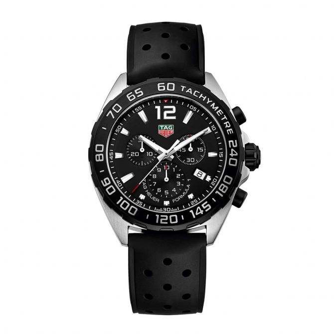 TAG Heuer Formula 1 Quartz 43mm Men's Watch, Black Dial