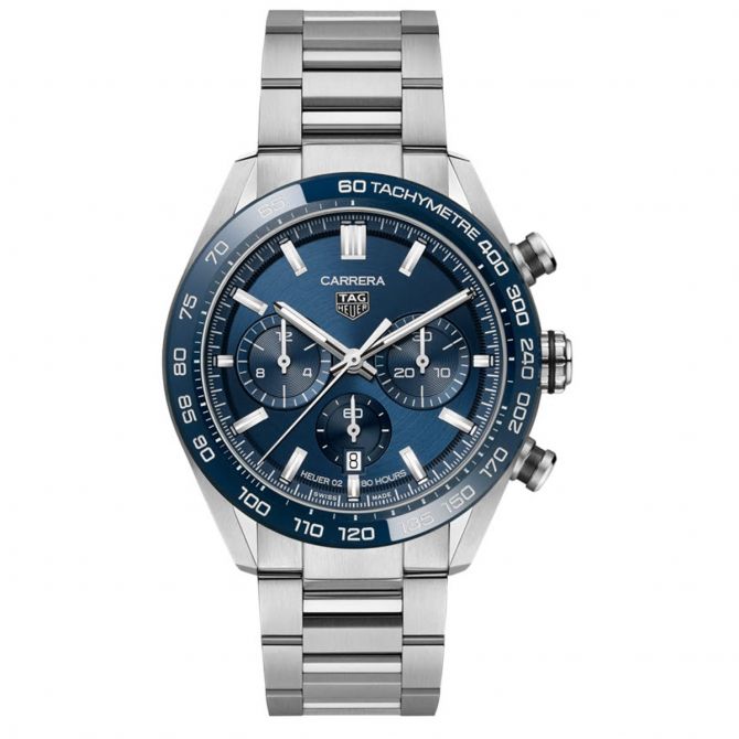 TAG Heuer Carrera 44mm Watch Ceramic Blue Dial