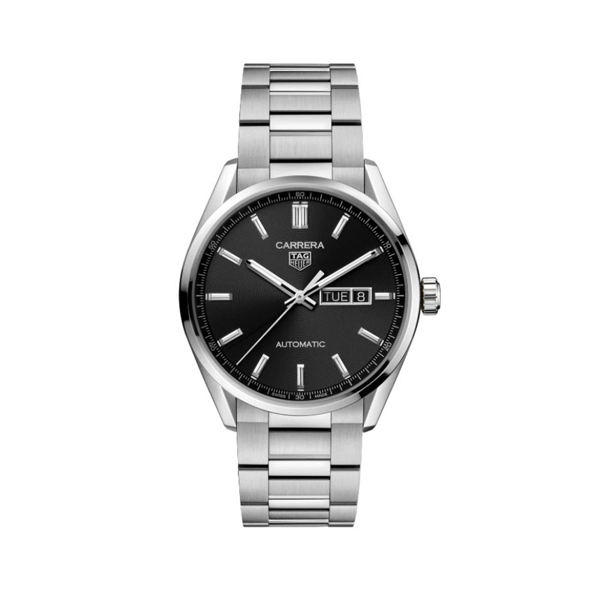 TAG Heuer Carrera 41mm Automatic Watch, Black and Silver Dial | WBN2010 ...