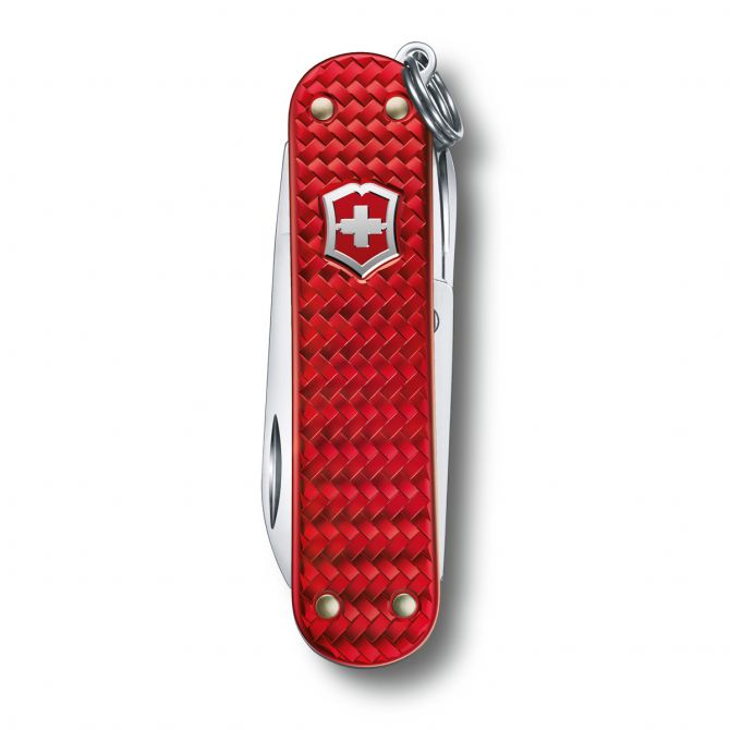 Victorinox Swiss Army Classic SD Precious Alox Knife, Iconic Red