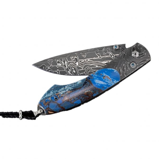 William Henry Blue Fusion Pocket Knife