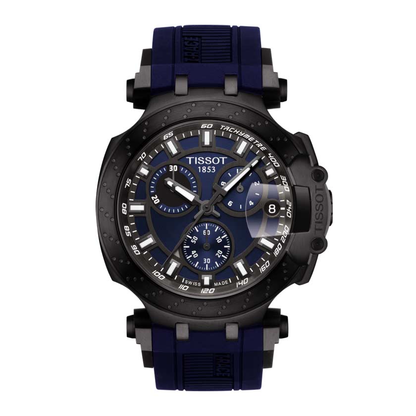 Tissot T Race Chronograph Watch Blue Dial T1154173704100 Borsheims