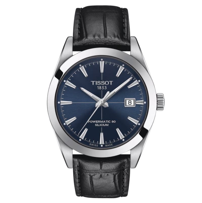 Tissot Gentleman Powermatic 80 Silicium Watch Blue Dial Borsheims