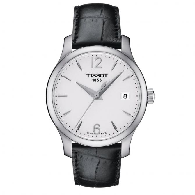 Tissot Tradition Lady 33mm Watch, Silver and White Dial