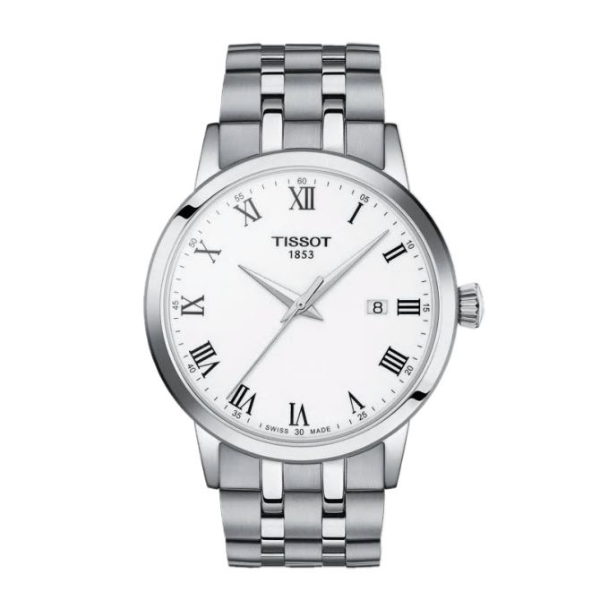 Tissot Classic Dream Men's 42mm Watch, White Dial