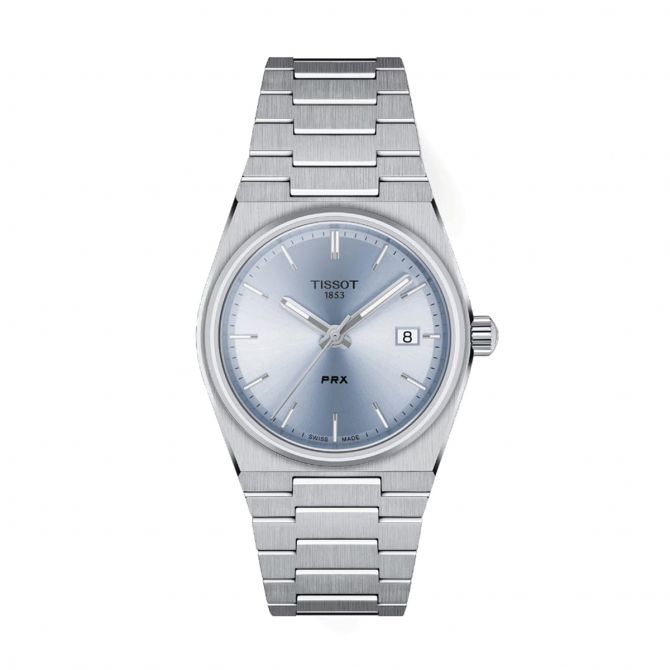 Tissot PRX 35mm Women s Watch Light Blue Dial T1372101135100