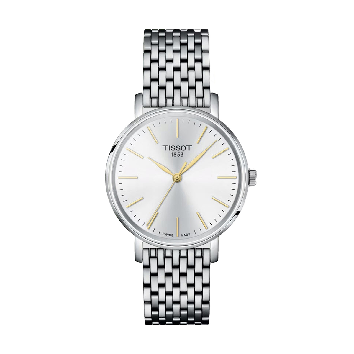 Tissot Everytime 34mm Women s Watch White and Yellow Gold Tone