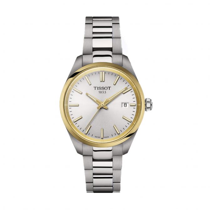 Tissot PR 100 34mm Women s Watch Silver Dial