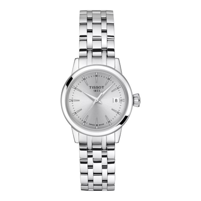 Tissot Classic Dream 28mm Women's Watch, Silver Dial