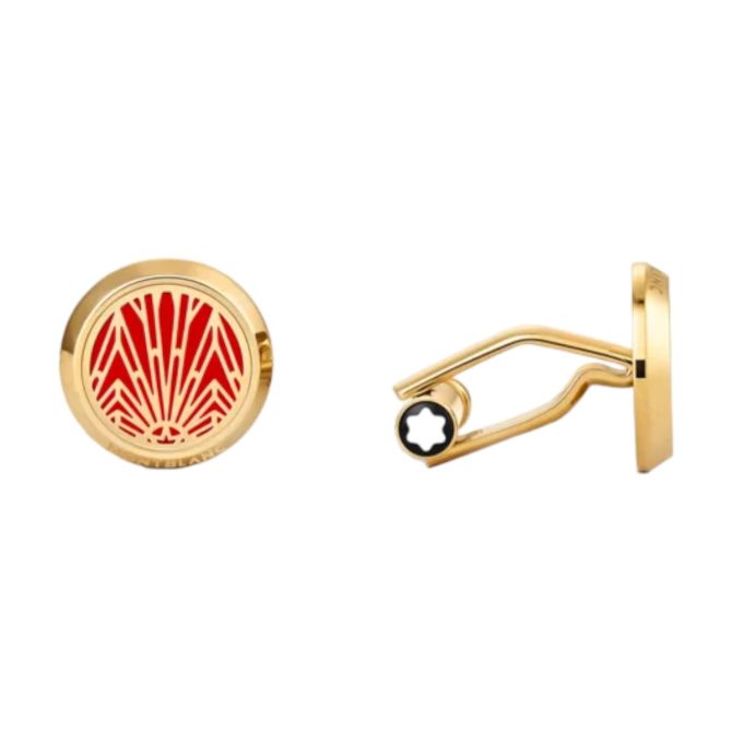 Montblanc The Origin Collection Meisterstuck Cufflinks, Coral