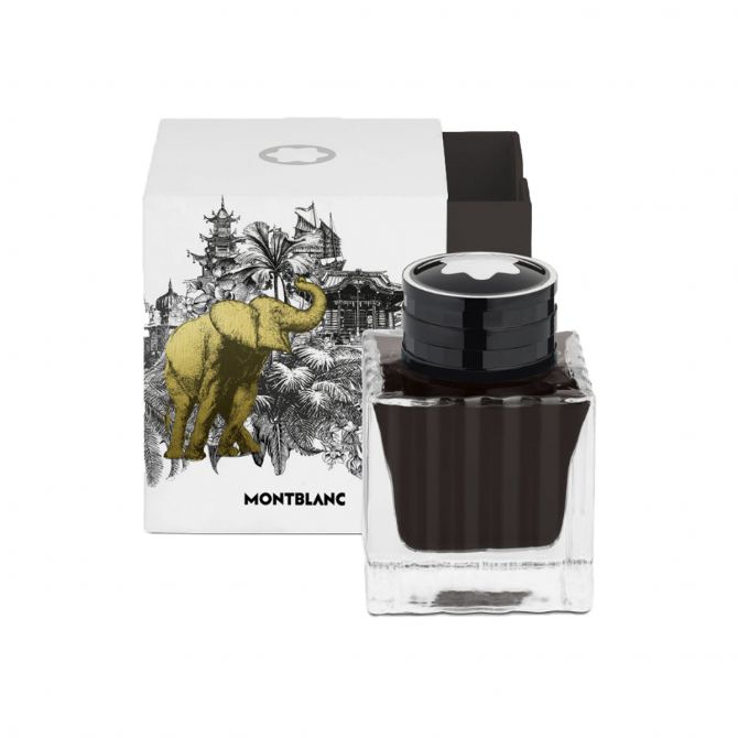 Montblanc Meisterstuck Around the World in 80 Days 50ml Ink Bottle, Brown