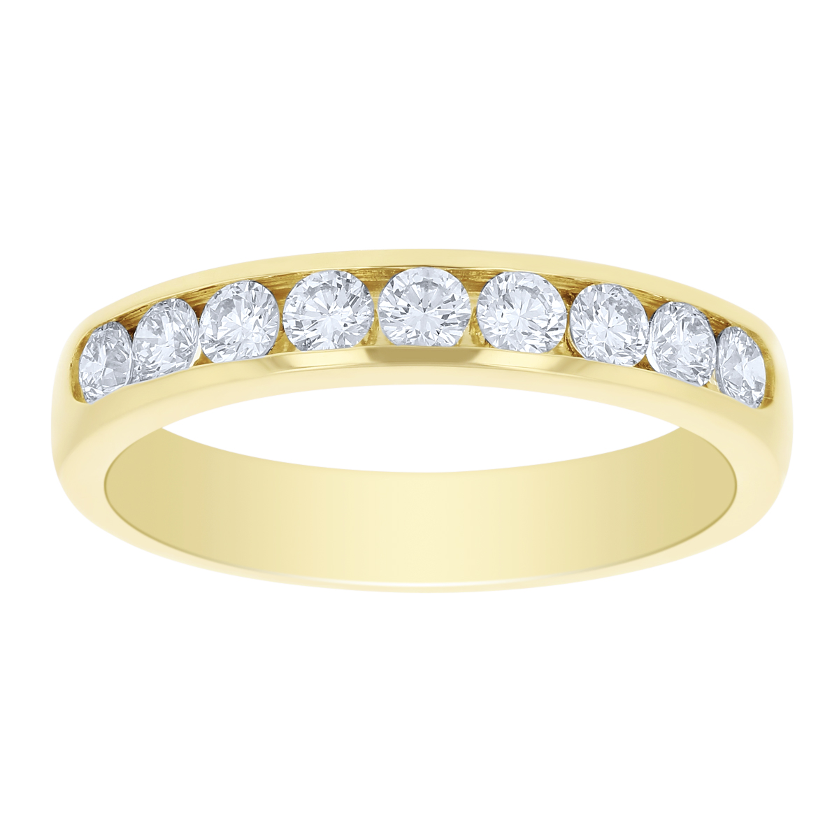 Yellow Gold Channel Set Diamond Wedding Band, 0.50cttw | Borsheims