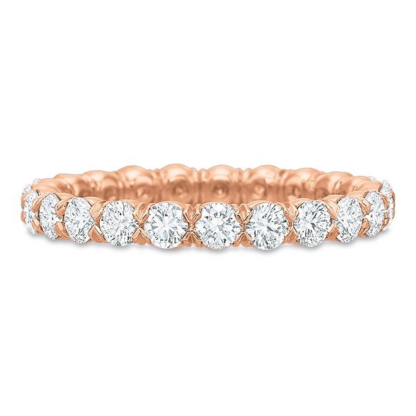 Diamond Eternity Band in Rose Gold, 1.12 cttw