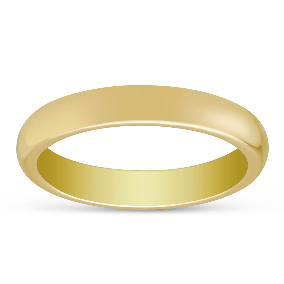 3Mm 14K Yellow Gold Wedding Band Pictures