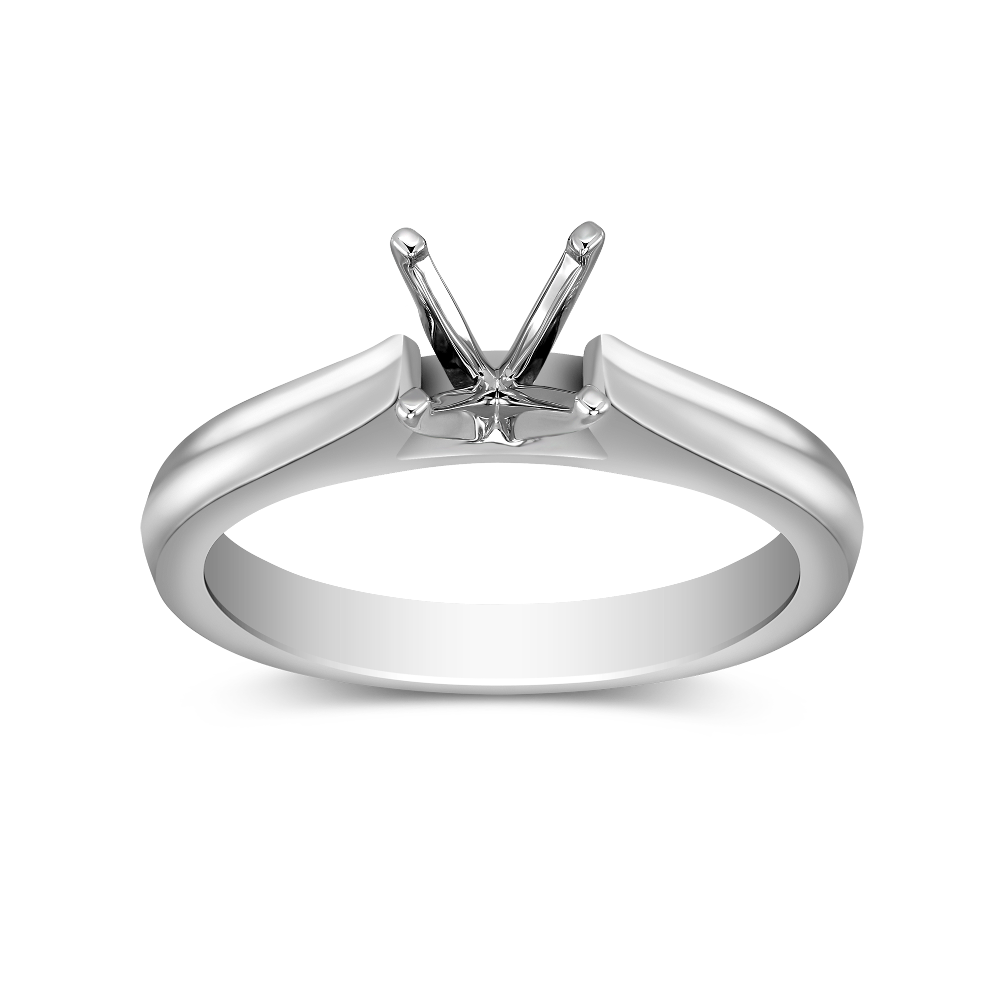 14k White Gold Ring Mounting Borsheims