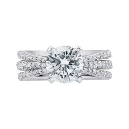 Peter Storm Diamond Engagement Ring WS102_4DiaW, Mystique Jewelers