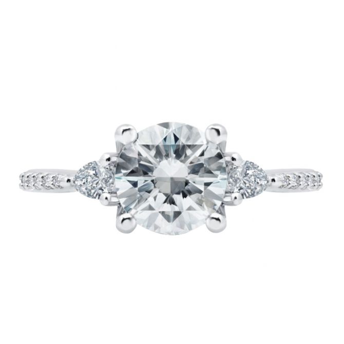 Peter Storm Peter Storm 14k Engagement Ring WS172_4DiaW, James & Williams  Jewelers
