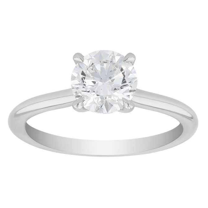 Kalahari Dream Round Diamond Solitaire Engagement Ring in 18K Yellow Gold, 1.22 ct