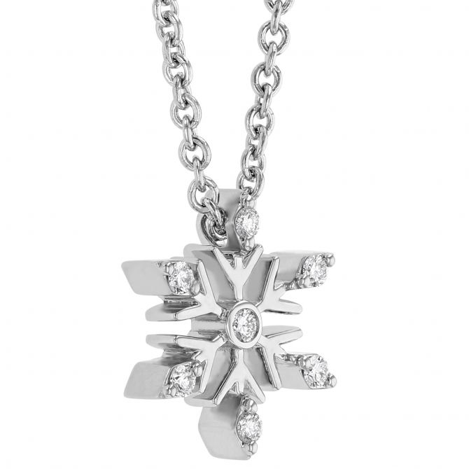 roberto coin snowflake necklace