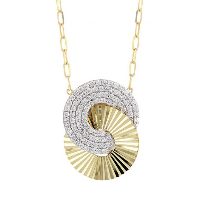 Phillips House Interlocking Aura Necklace with Diamonds