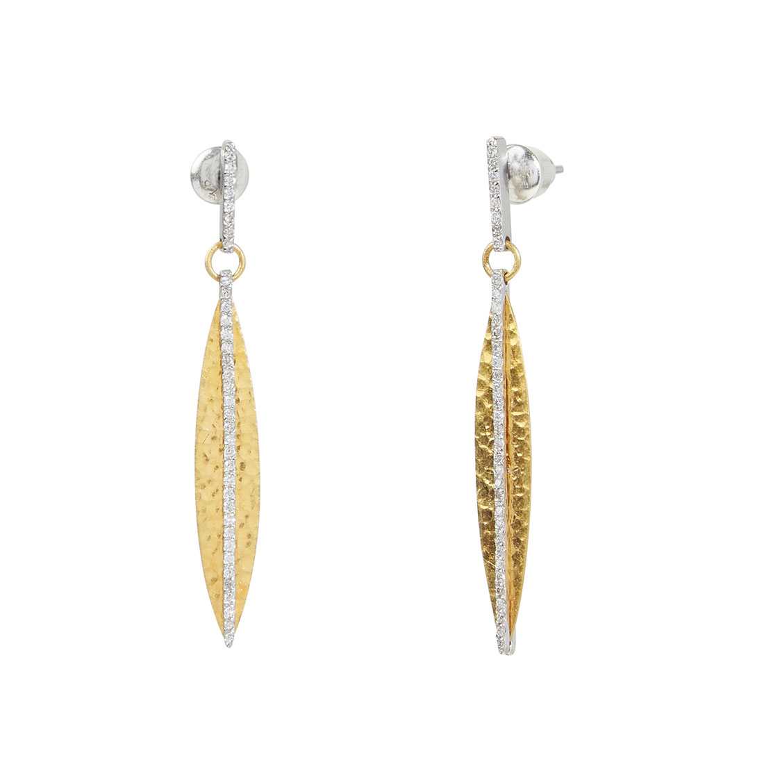 Gurhan Willow Diamond Drop Earrings, Large | GUEYGDI505692 | Borsheims