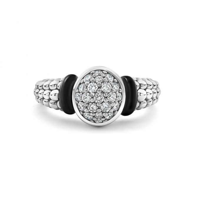 Lagos black outlet caviar ring