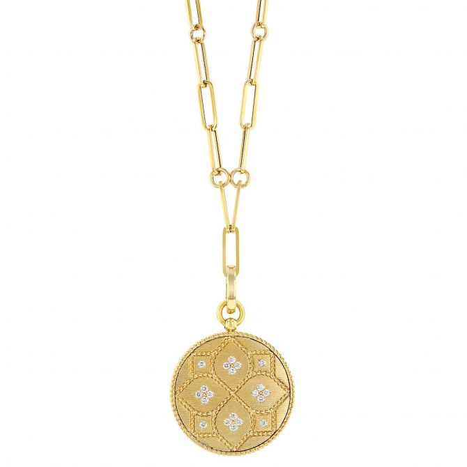 Roberto coin on sale medallion necklace