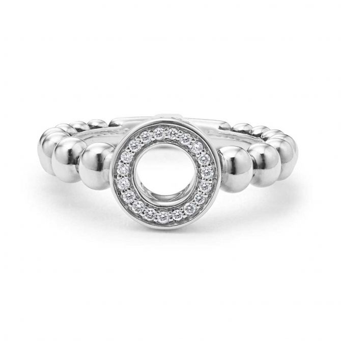 LAGOS Caviar Spark Diamond Circle Ring, Size 7