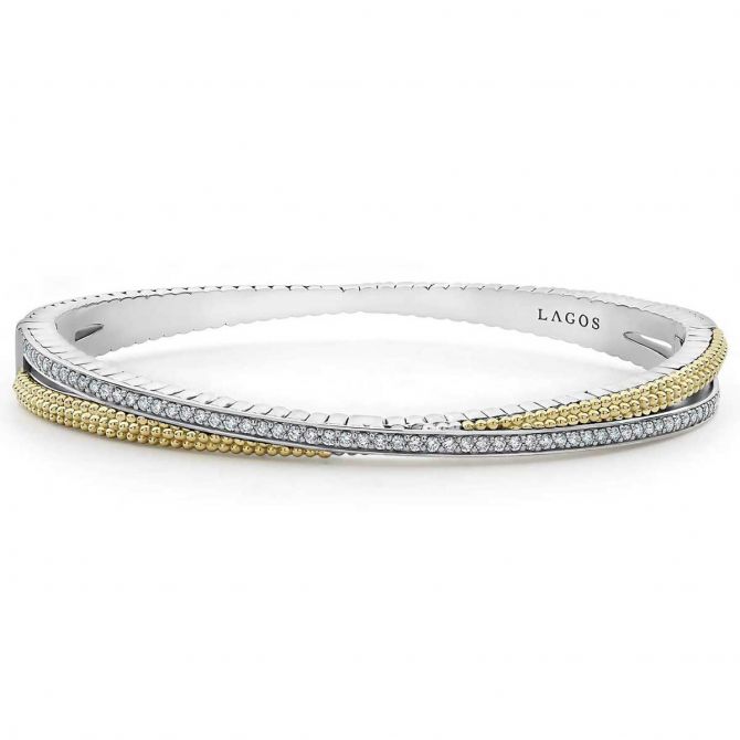 LAGOS Caviar Lux Diamond Bangle