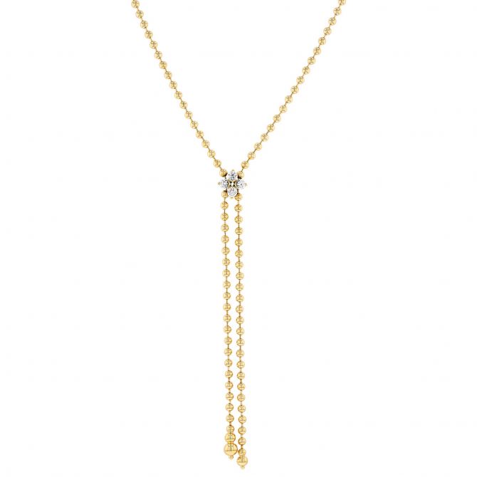 Roberto Coin Love in Verona 18K White Gold Diamond Zipper Necklace - Jewelry | Manfredi Jewels